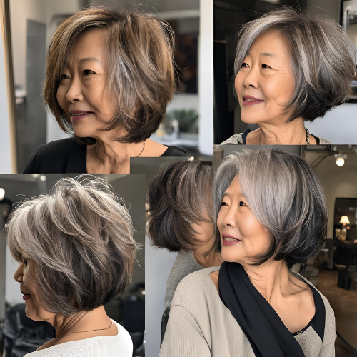 Messy Bob with Layers