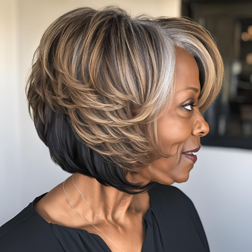 Textured Bob with Layers