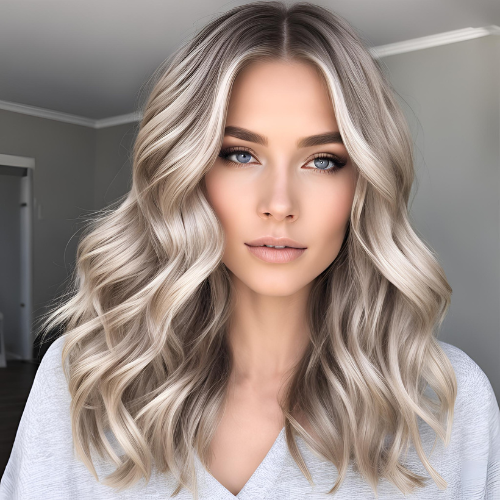 Ash Blonde Balayage