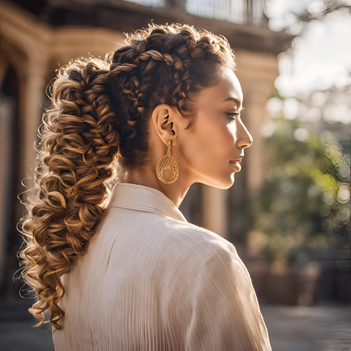 Double French Braid Ponytail Tutorial