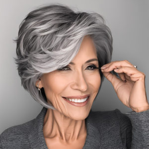 Gray Hairstyles for Women Over 50