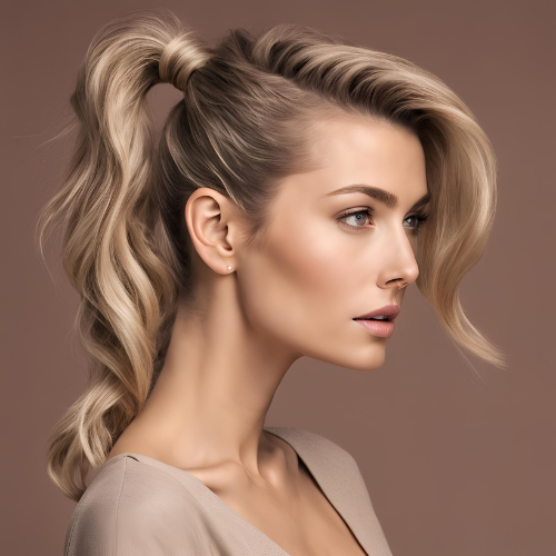 Ponytail with Volume