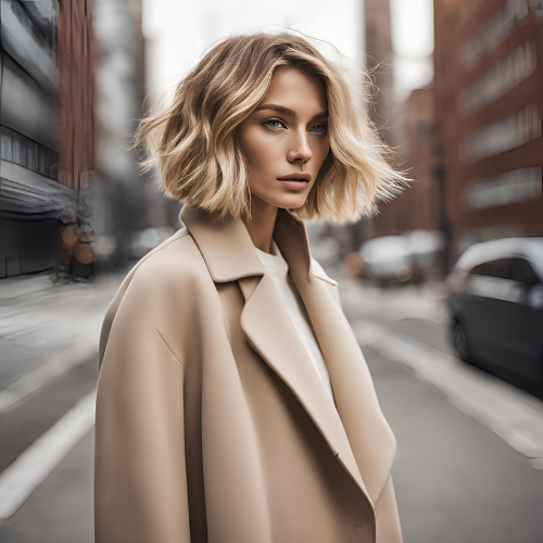 Sandy Blonde Lob (Long Bob)