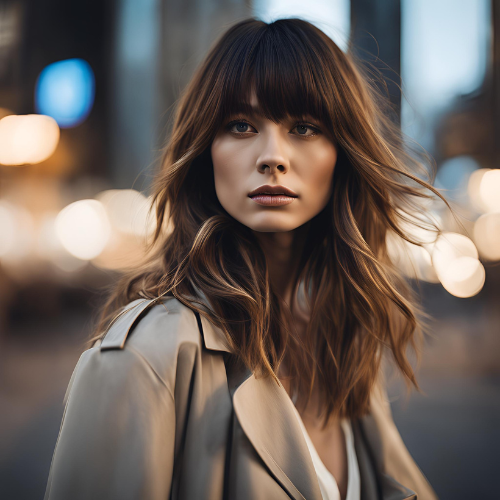 Shaggy Layers with Wispy Bangs