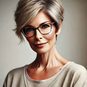 Short Hairstyles For Women Over 50 With Glasses