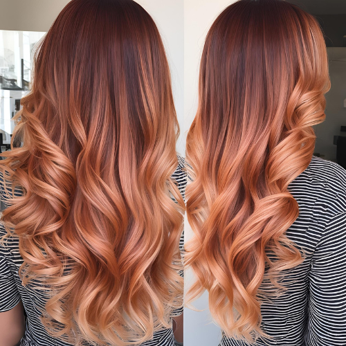 Strawberry Blonde Ombre