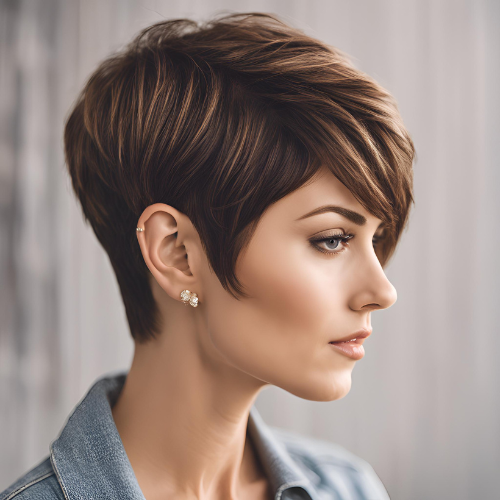 Textured Pixie Cut