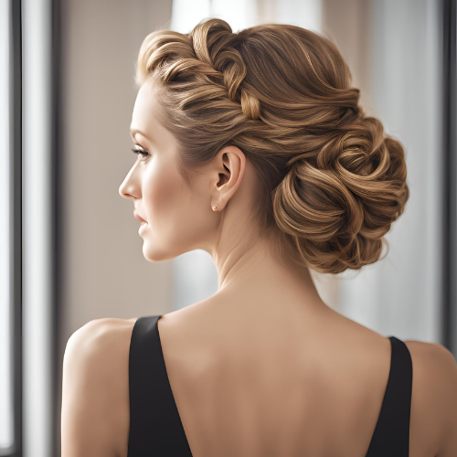 Twisted Half-Updo